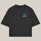 Horsepower Tee in black, alternate view - REV10 oversized motorsport t-shirt